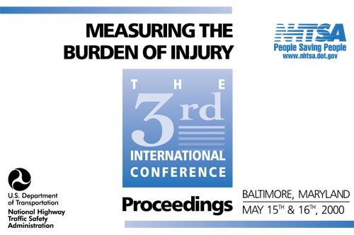 Graphic of Title Page - The 3rd International Conference - Measuring the Burden of Injury