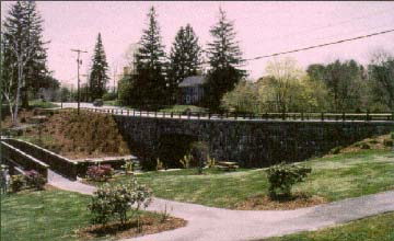 photo: Oyster River Bridge, Durham, NH, after replacement and addition of pedestrian bridge downstream