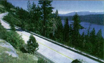 photo: State Route 89 near Lake Tahoe, CA