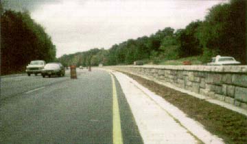 photo of the barrier design on the BaltimoreWashington Parkway, Maryland