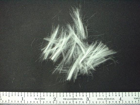 Figure 2.1.1-4 Fiber Condition after Flat Sheet Extrusion from Burn-out Sample