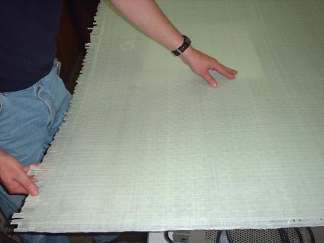 Figure 2.1.3-3 Consolidated Sheet of Woven Polypropylene/E-glass