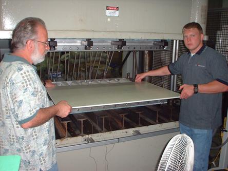 Figure 2.2.2-11 Placement of Secondary Part of Flooring Subcomponent to be Adhesively Bonded