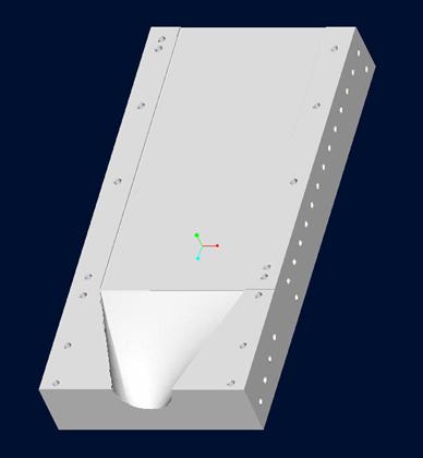 Figure 2.4-2 Bottom die assembly (cavity visible)