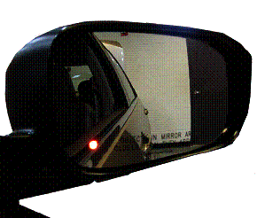 Figure 3. LCM indicator (LED in right mirror)