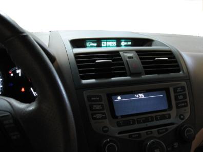 Figure 4. Center stack visual display for advisory information