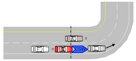 Step 1: Triggering Event: Subject crossed threshold with speed greater than 73 mph, triggering CSW.