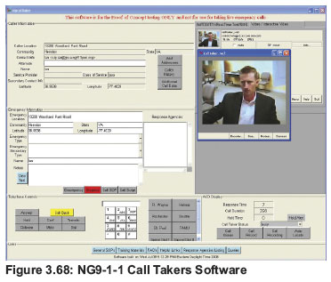 Figure 3.68: NG9-1-1 Call Takers Software