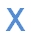 'X' mark (no)