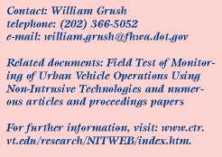 Contact:William Grush, Phone:202.366.5052,Email:william.grush@fhwa.dot.gov