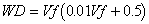 The warning distances calculated from the standard coupled headway equation