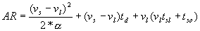 Acquisition range formula
