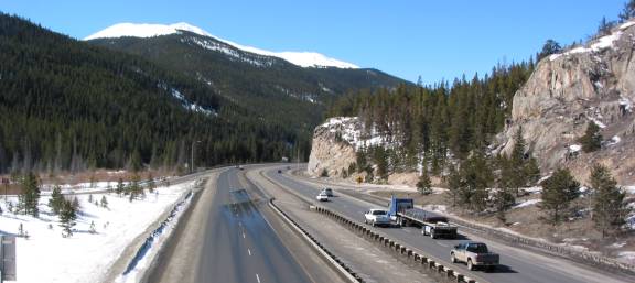 Exhibit 1 – I-70 corridor about 8 miles east of the Eisenhower-Johnson Tunnel (EJT)