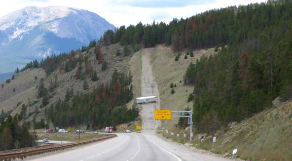 Exhibit 5 – Runaway truck, westbound I-70 west of EJT