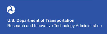 Logo for U.S. Department of Transportation, Research and Innovative Technology Administration